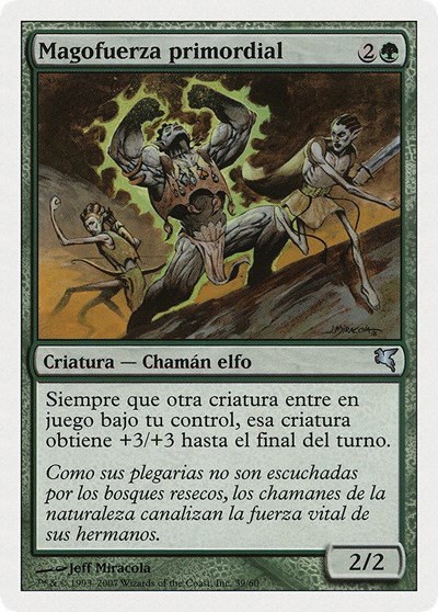 Primal Forcemage (Spanish) - "Magofuerza primordial" - Spanish