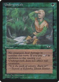 Undergrowth - Holding Axe