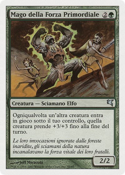Primal Forcemage (Italian) - "Mago della Forza Primordiale" - Italian