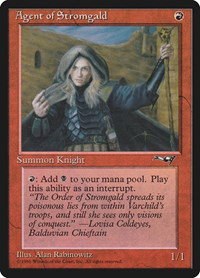 Agent of Stromgald - Woman Holding Staff