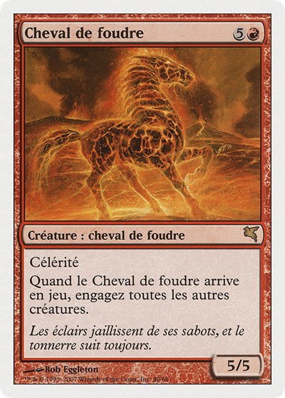 Thundermare (French) - "Cheval de foudre" - French