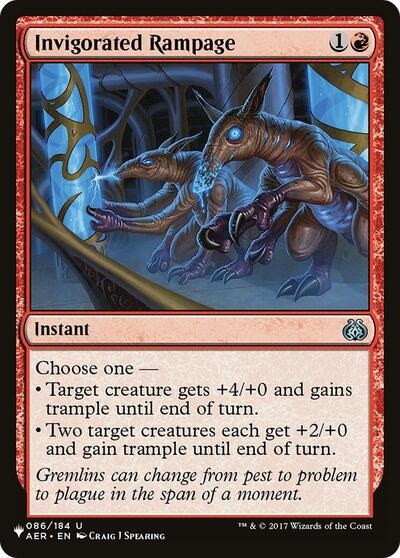 Invigorated Rampage - Normal Invigorated Rampage