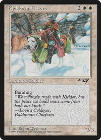 Kjeldoran Escort - Green Blanketed Dog