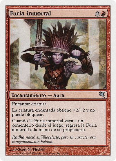 Undying Rage (Spanish) - "Furia inmortal" - Spanish