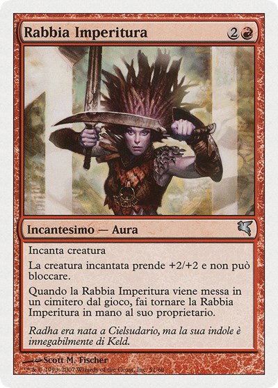 Undying Rage (Italian) - "Rabbia Imperitura" - Italian