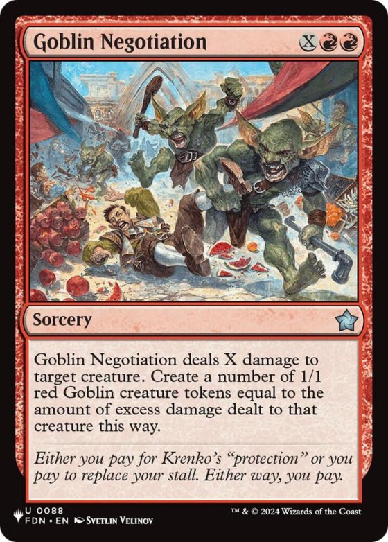 Goblin Negotiation - Normal Goblin Negotiation