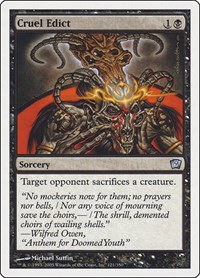 Cruel Edict - Foil