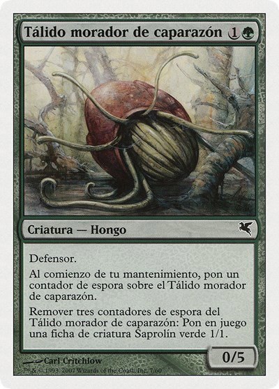 Thallid Shell-Dweller (Spanish) - "Tálido morador de caparazón" - Spanish