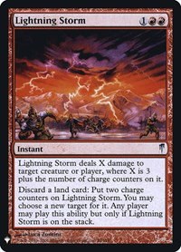 Lightning Storm - Foil