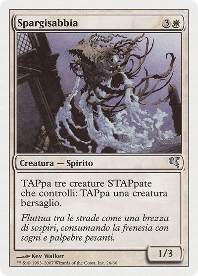 Sandsower (Italian) - "Spargisabbia" - Italian