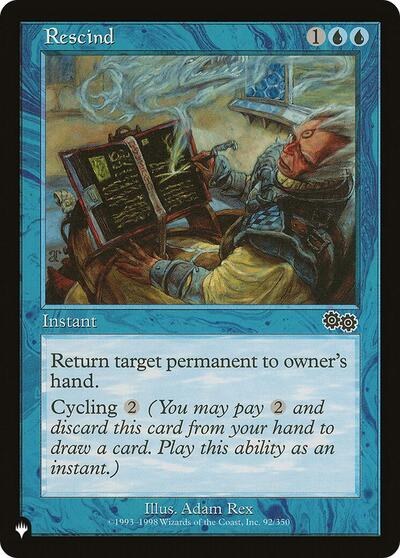 Rescind - Normal Rescind