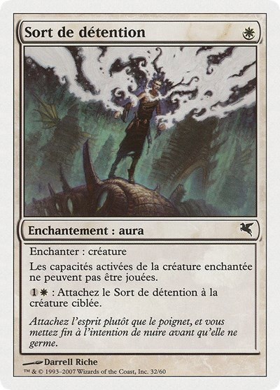 Detainment Spell (French) - "Sort de detention" - French