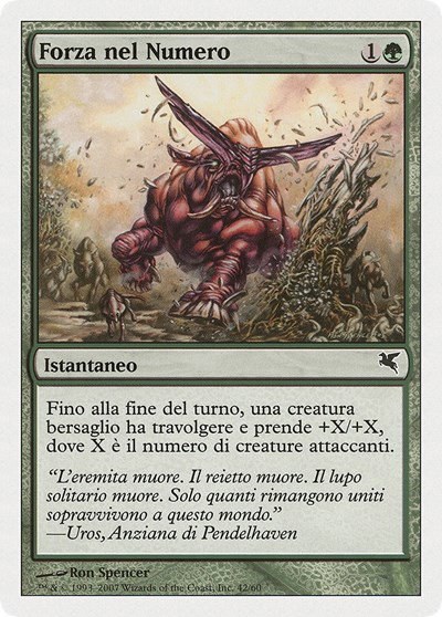 Strength in Numbers (Italian) - "Forza nel Numero" - Italian