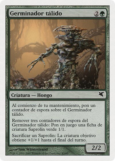 Thallid Germinator (Spanish) - "Germinador talido" - Spanish