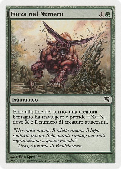 Strength in Numbers (Italian) - "Forza nel Numero" - Italian