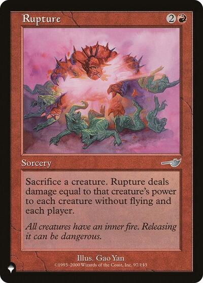 Rupture - Normal Rupture