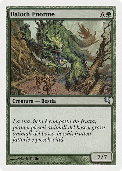 Enormous Baloth (Italian) - "Baloth Enorme"
