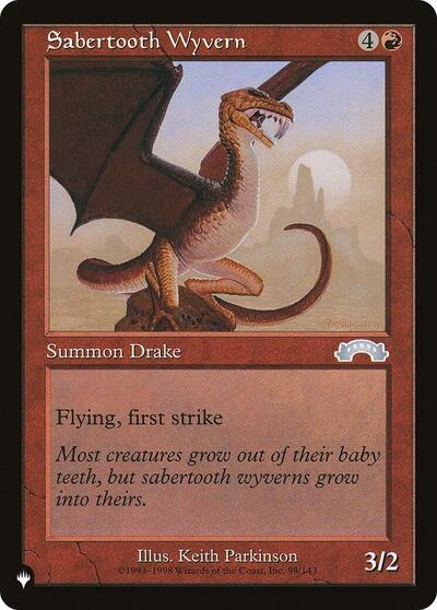 Sabertooth Wyvern - Normal Sabertooth Wyvern
