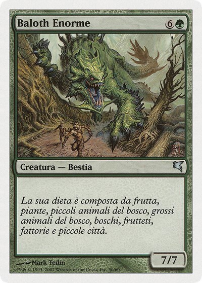 Enormous Baloth (Italian) - "Baloth Enorme"