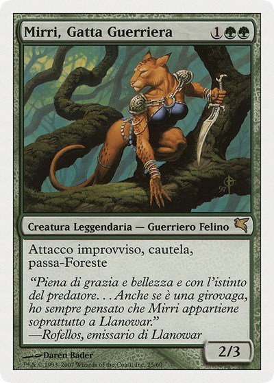Mirri, Cat Warrior (Italian) - "Mirri, Gatta Guerriera"
