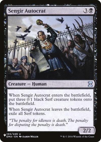 Sengir Autocrat - Normal Sengir Autocrat
