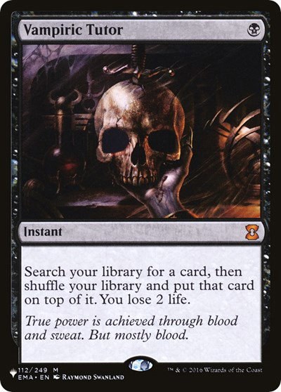 Vampiric Tutor - Normal Vampiric Tutor