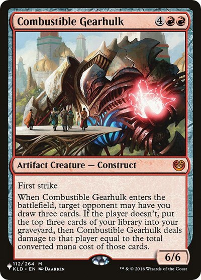 Combustible Gearhulk - Normal Combustible Gearhulk