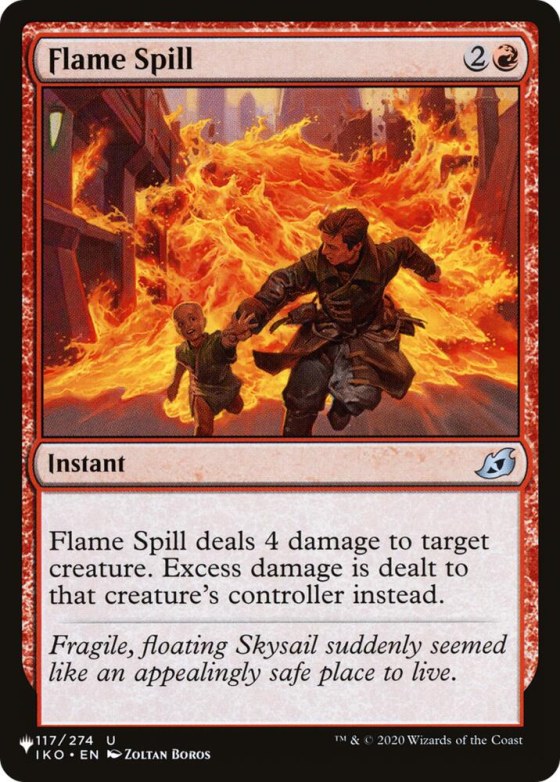 Flame Spill - Normal Flame Spill