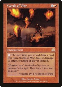 Words of War - Foil