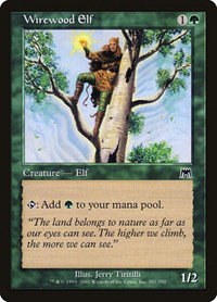 Wirewood Elf - Foil
