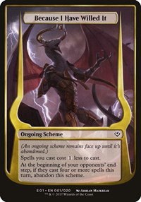 Because I Have Willed It - Archenemy Nicol Bolas