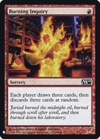 Burning Inquiry - Normal Burning Inquiry