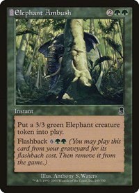 Elephant Ambush - Foil