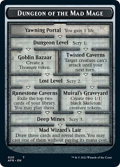 Dungeon of the Mad Mage Token - Afr Dungeon Of The Mad Mage To