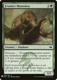 Frontier Mastodon - Normal Frontier Mastodon