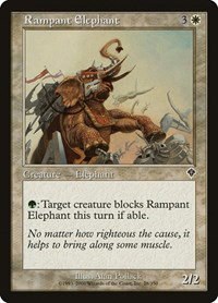 Rampant Elephant - Foil