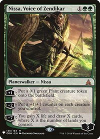 Nissa, Voice of Zendikar - Normal Nissa Voice Of Zendikar