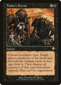 Tsabo's Decree - Foil