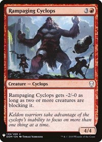Rampaging Cyclops - Normal Rampaging Cyclops