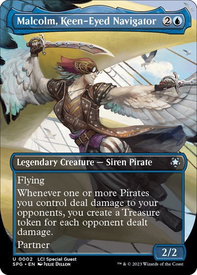 Malcolm, Keen-Eyed Navigator - Foil
