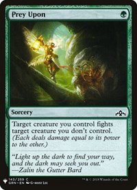 Prey Upon - Normal Prey Upon