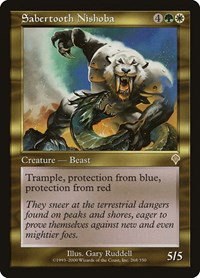 Sabertooth Nishoba - Foil