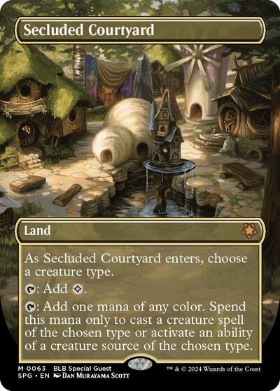 Secluded Courtyard - Foil