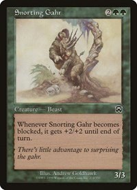 Snorting Gahr - Foil