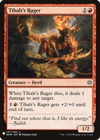 Tibalt's Rager - Normal Tibalt S Rager