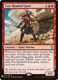 Two-Headed Giant - Normal Two Headed Giant