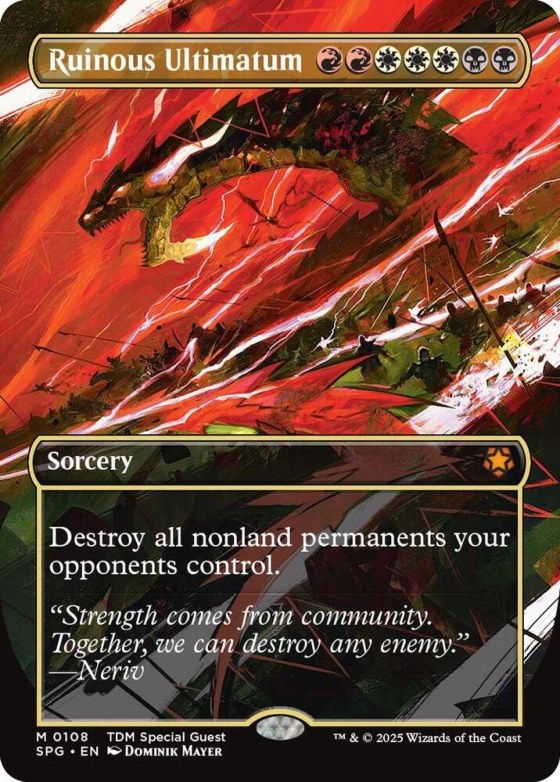 Ruinous Ultimatum