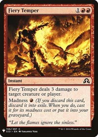 Fiery Temper - Normal Fiery Temper