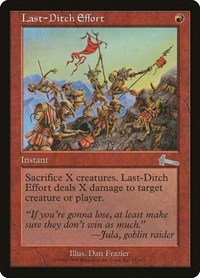 Last-Ditch Effort - Foil