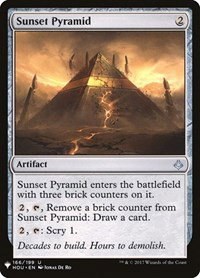 Sunset Pyramid - Normal Sunset Pyramid